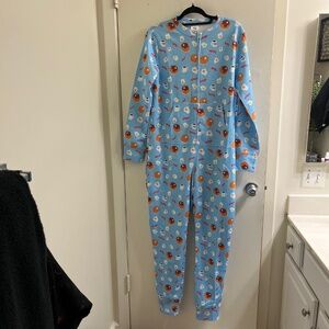 NWOT IHOP Breakfast Themed Adult Onesie Footie Pajamas